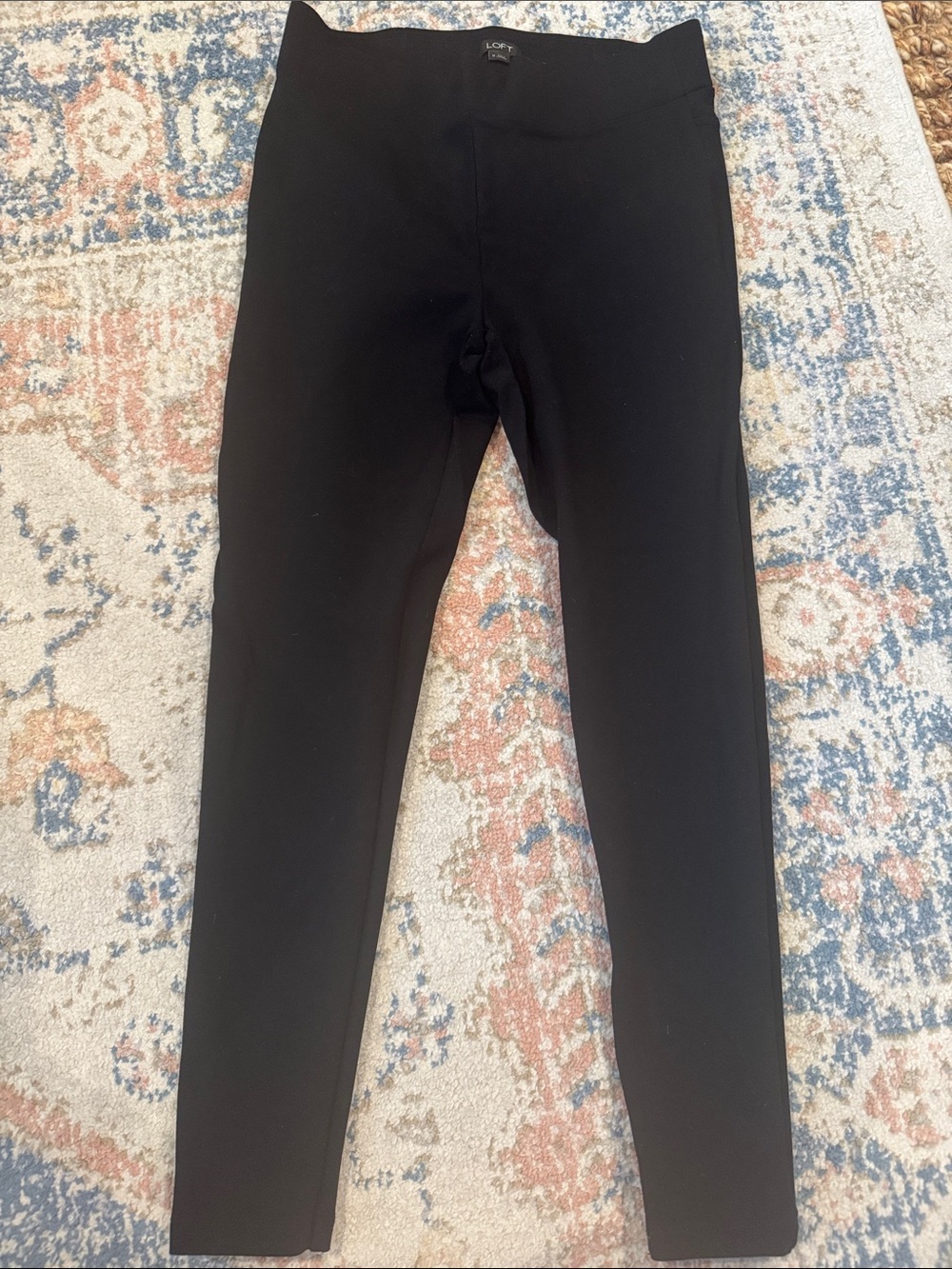 LOFT Black Ponte Leggings